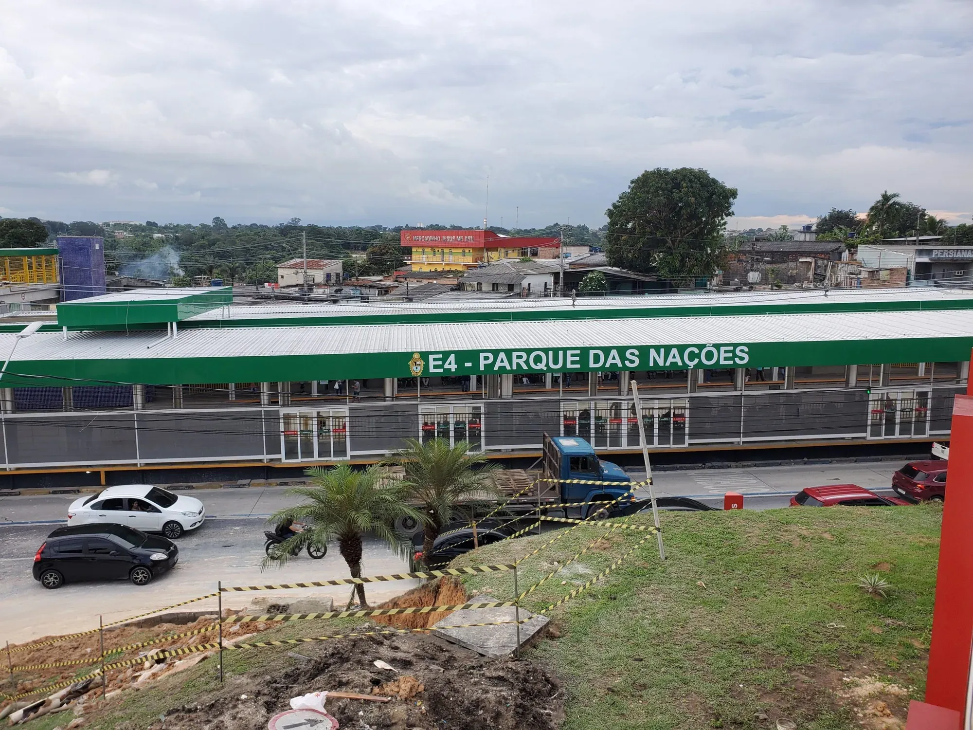 Estação E4 – Parque das Nações — registro fotográfico de obra — Manaus/AM — foto 3 de 6