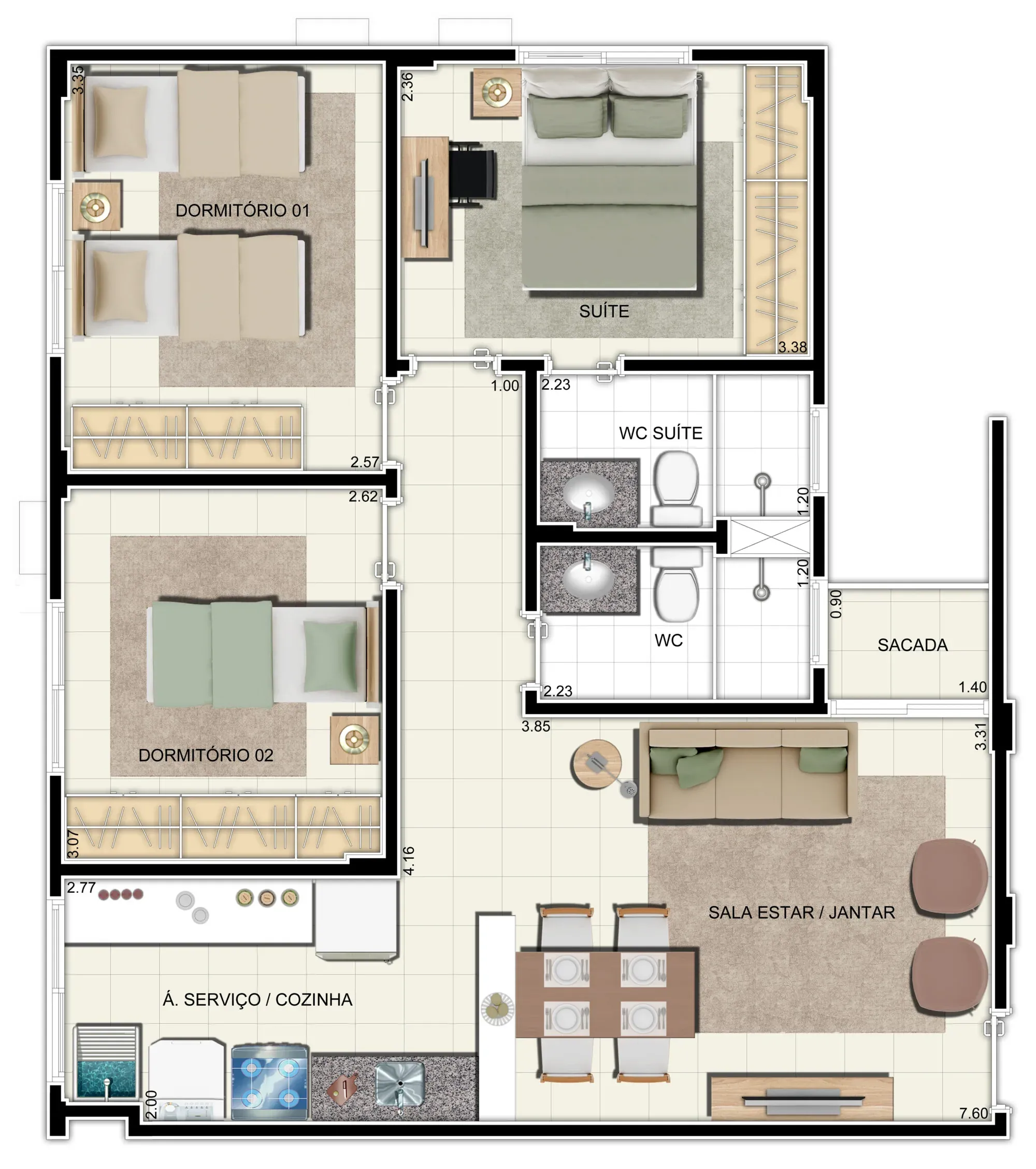 Layout jardim de flores quartos — foto 16 de 19
