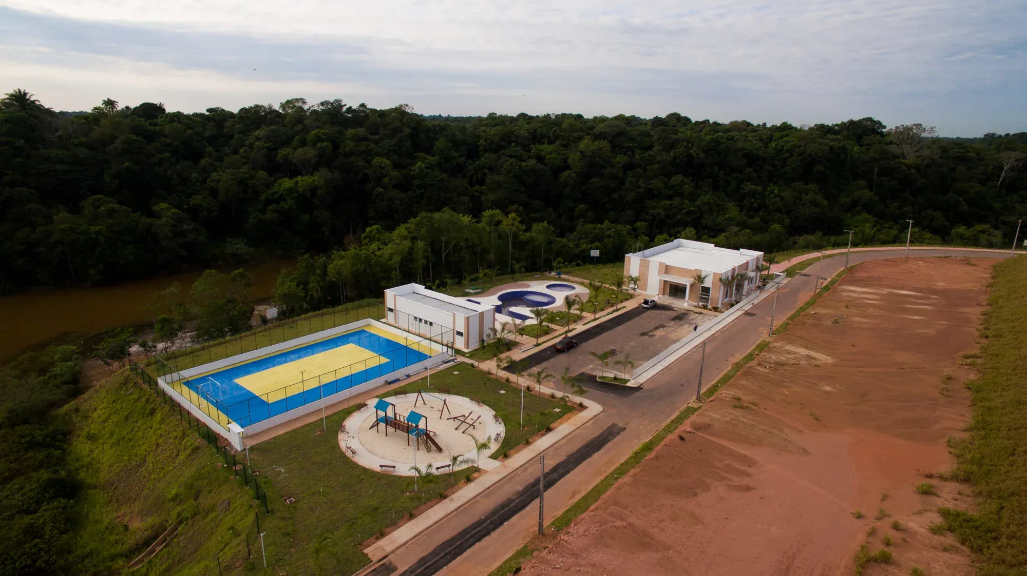 Passeio das Águas — vista aérea de drone — Iranduba/AM — foto 2 de 6