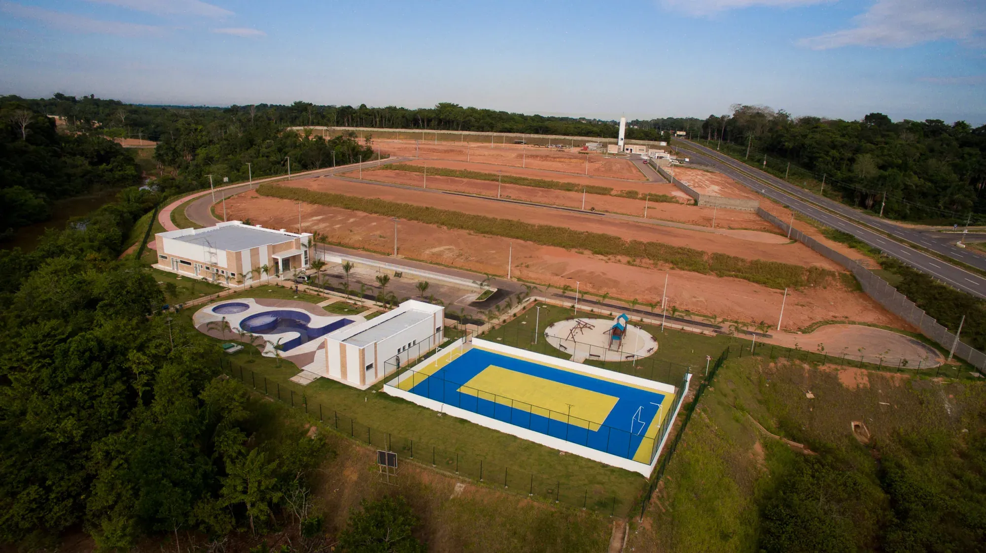 Passeio das Águas — vista aérea de drone — Iranduba/AM — foto 3 de 6